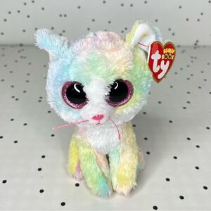 💛 Beanie Boo 💛 Fluffy the Cat very rare retired Claire’s exclusive new